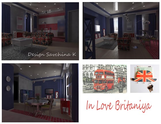 интерьеры: проект квартира Киев