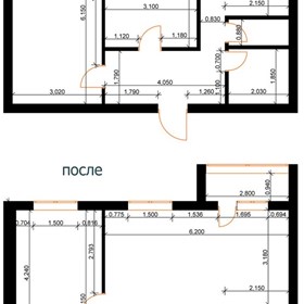 интерьеры:  проект перепланировка квартиры